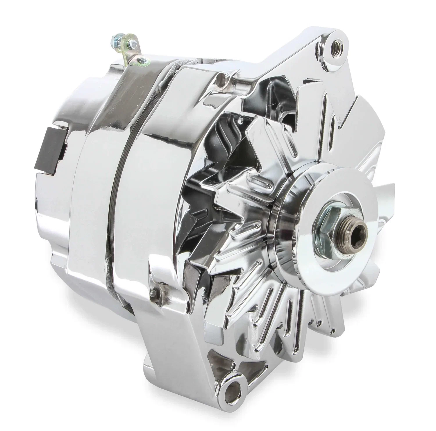 Mr. Gasket 5122 Mr. Gasket Chrome Alternator Late GM-Delco 80 Amp